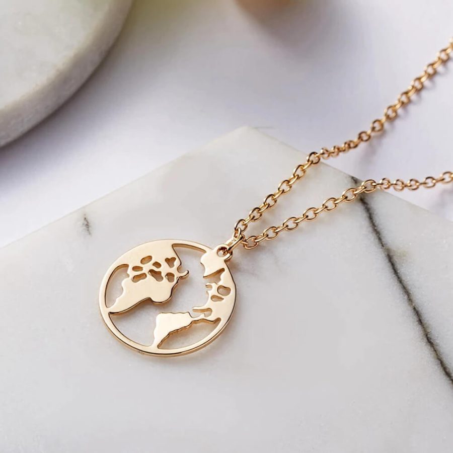 World Necklace Pendant