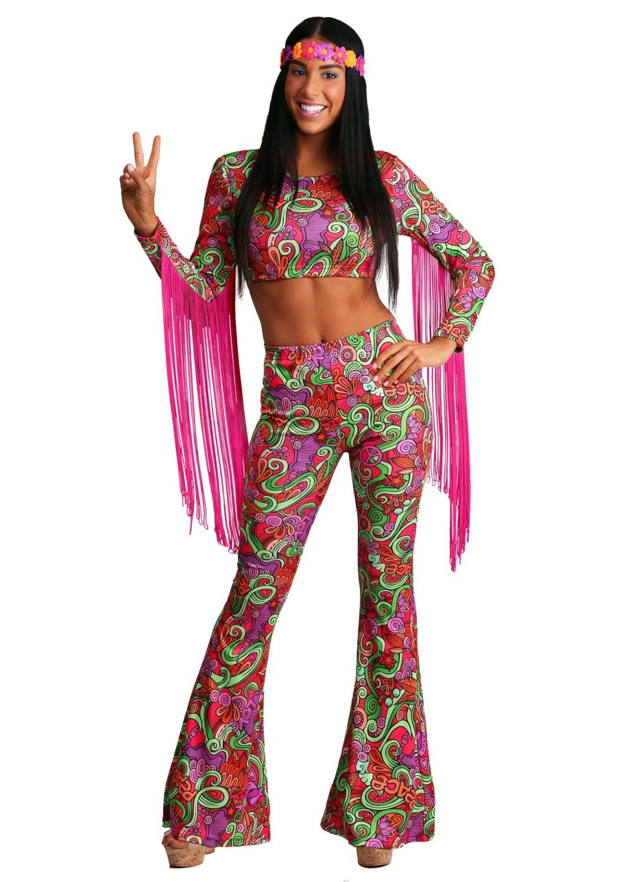 World Peace Women's Hippie Costume