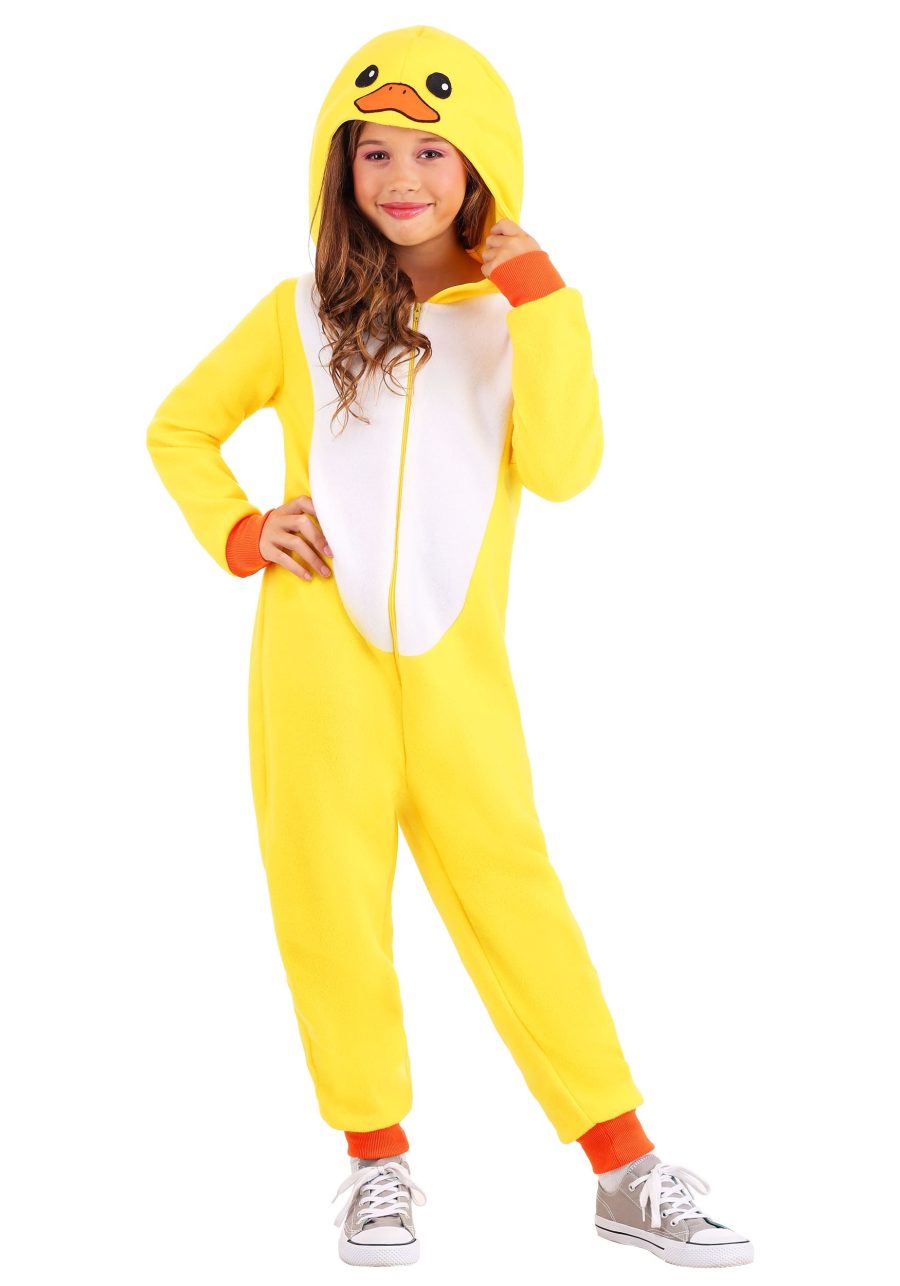 Yellow Duck Onesie for Kids