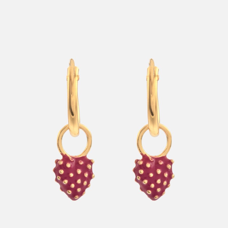 anna + nina Single Lovely Day Gold-Plated Earring