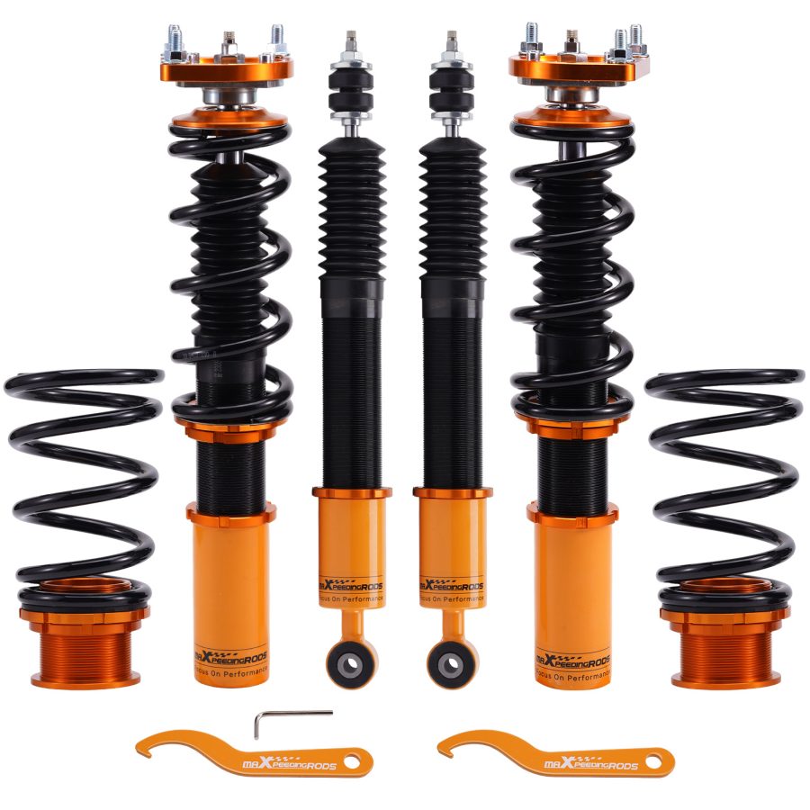 for Ford Mustang 4th 1994-04 Coilovers Suspension Shock Kits compatible 24 Ways Adj. Damper lowering kit