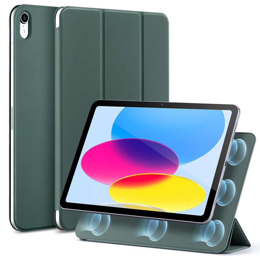 iPad 10th Generation Rebound Magnetic Case Forest Green