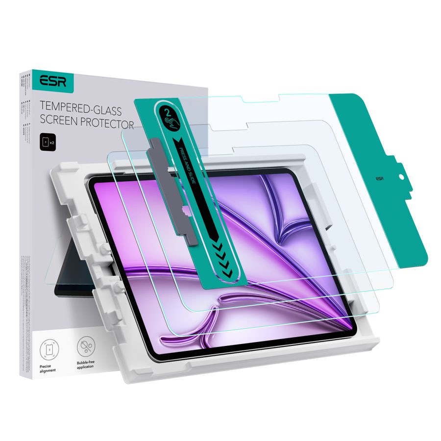 iPad Air 13" (2024) Tempered-Glass Screen Protector 2 Pack