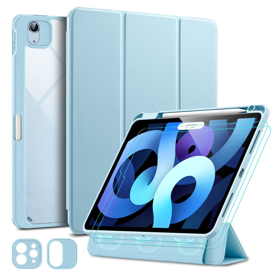 iPad Air 5/4 and Pro 11¡± Rebound Hybrid Protection Bundle Sky Blue