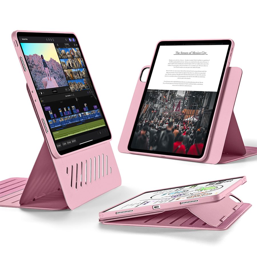 iPad Pro 12.9¡å (2022/2021) Shift Magnetic Case Pink