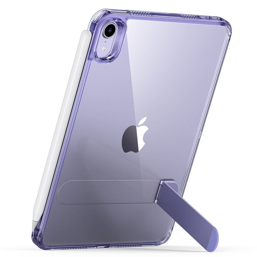 iPad mini 7/mini 6 Boost Kickstand Case Clear Purple