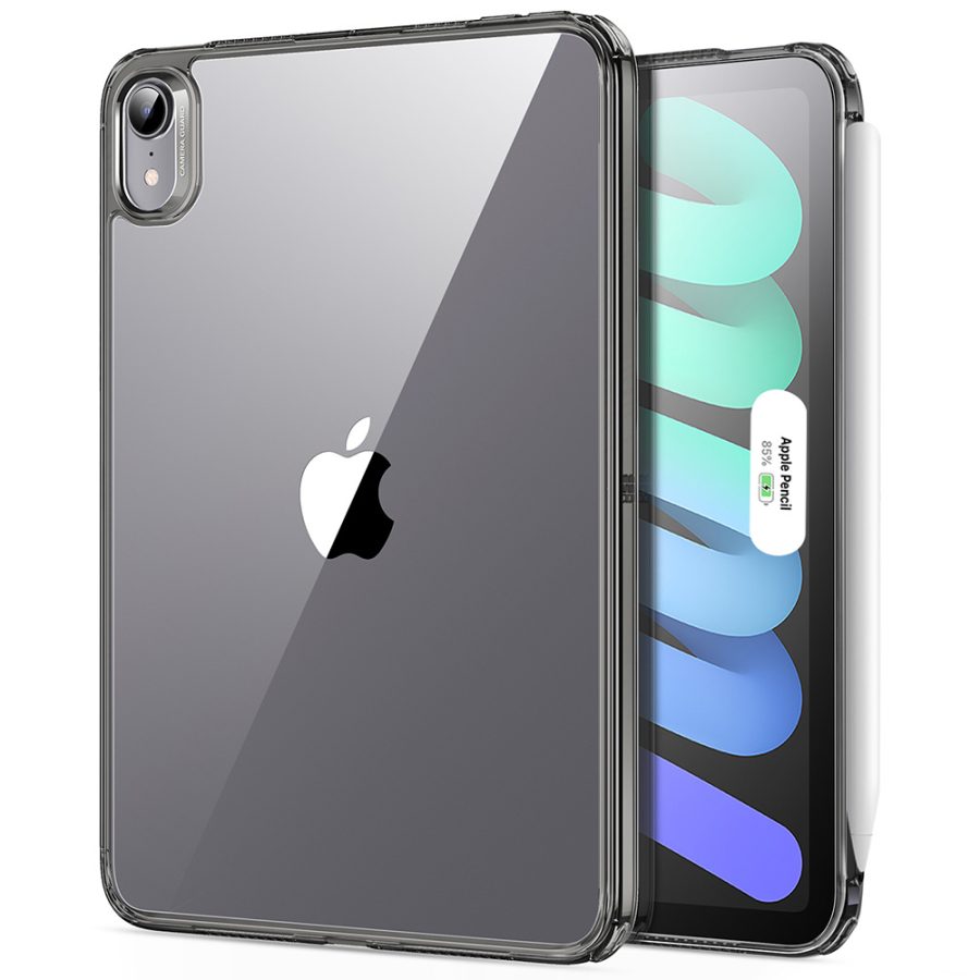 iPad mini 7/mini 6 Classic Hybrid Case Clear Black