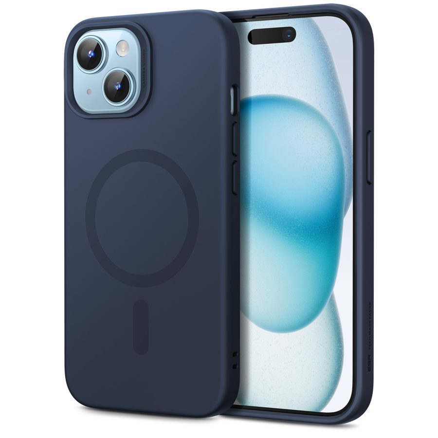 iPhone 15 Plus Cloud Soft Case (HaloLock) Dark Blue