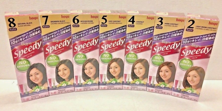 1/3/12 Pcs, BIGEN SPEEDY HAIR DYE COLORS #2, 3, 4, 5, 6, 7, 8 - New!