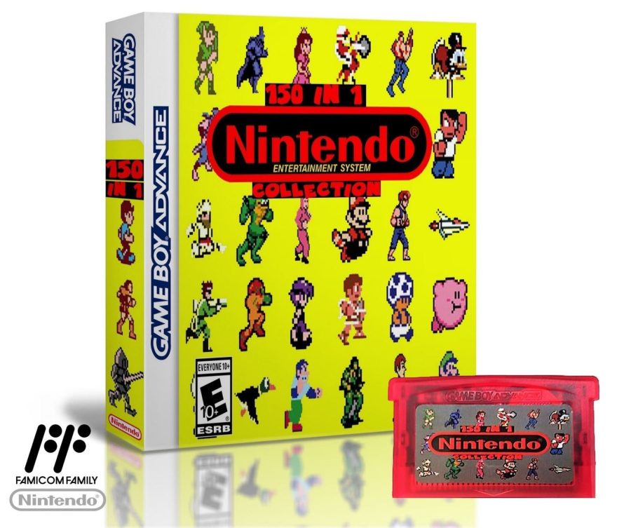 150 in 1 NES Classics (Collector's Ed) + Case Nintendo Gameboy Advance Multicart