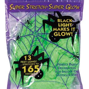 165 Square FT Super Stretch Cosmic Black Light Web Prop