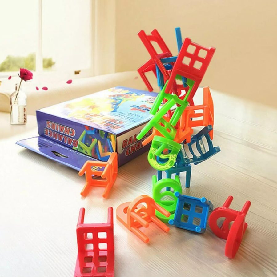 18 Pcs Chair Stacking Game For Kids