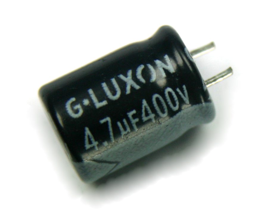 24pcs G-Luxon SM 4.7uF 400v 105c Radial Electrolytic Capacitor (8mm x 11mm)