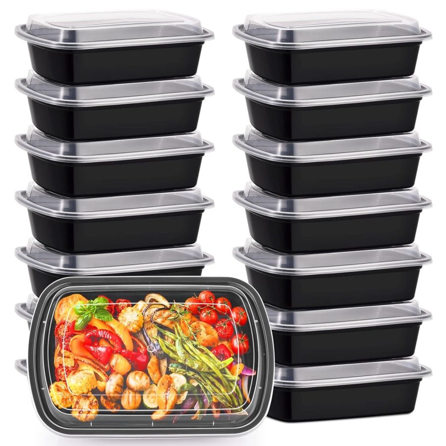 38Oz Meal Prep Containers, Extra Large &Thick Food Storage Containers With Lids,