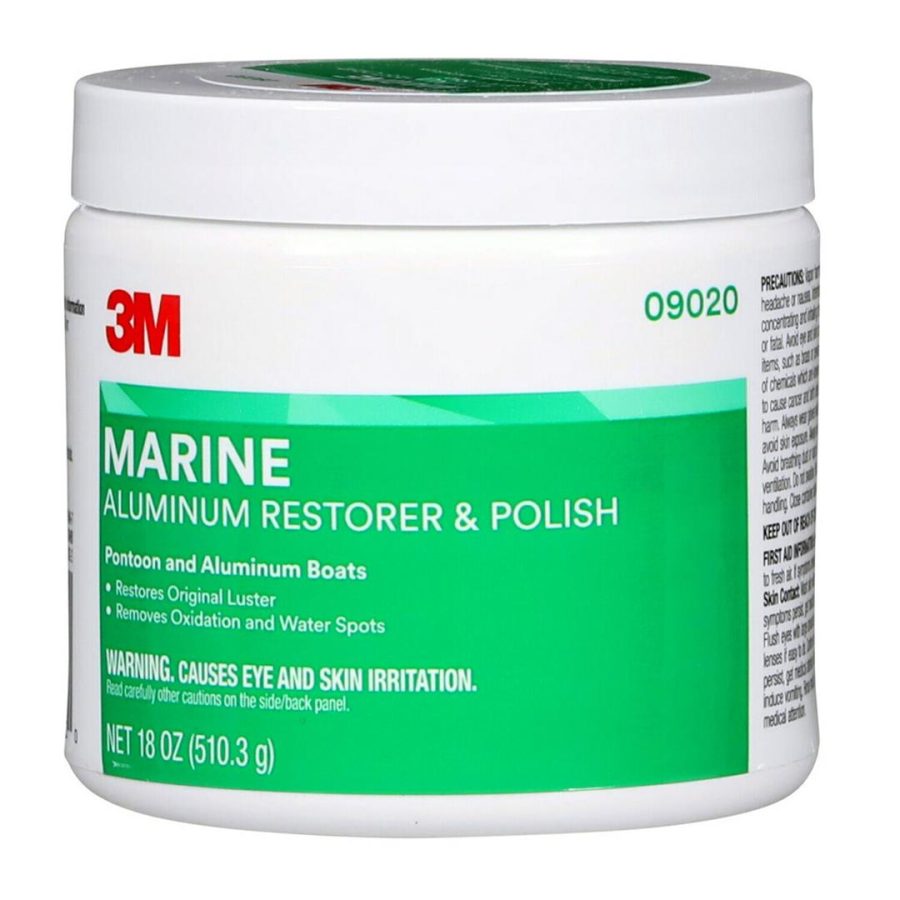 3M 09020 Marine Aluminum Restorer and Polish, 018 oz