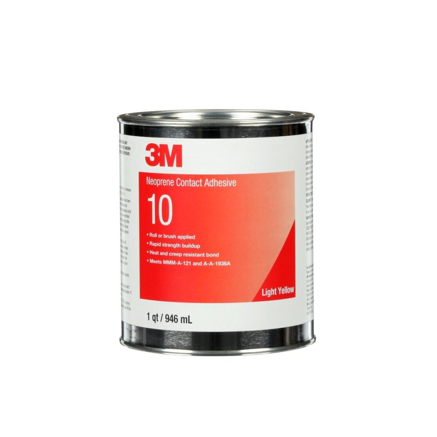 3M 20272 3M NEOPRENE CONTACT ADHESIVE 10 LI, Use To Bond Stainless Steel/ Aluminum/ Cold Rolled Steel; 1 Quart Can