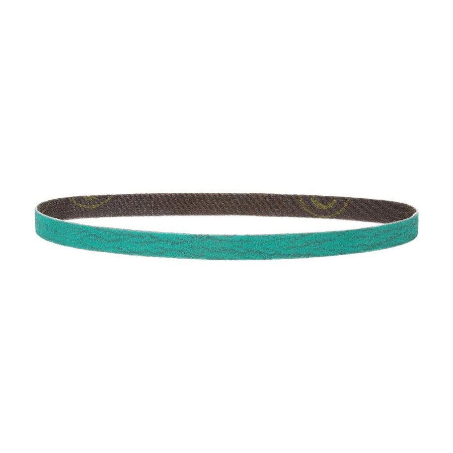 3M 36518 3M GREEN CORPS ABRASIVE FILE BELT, Use With 3M File Belt Sander; 80 Grit; 18 Inch Length x 1/2 Inch Width; Dry Use Only; Green; Ceramic Aluminum Oxide