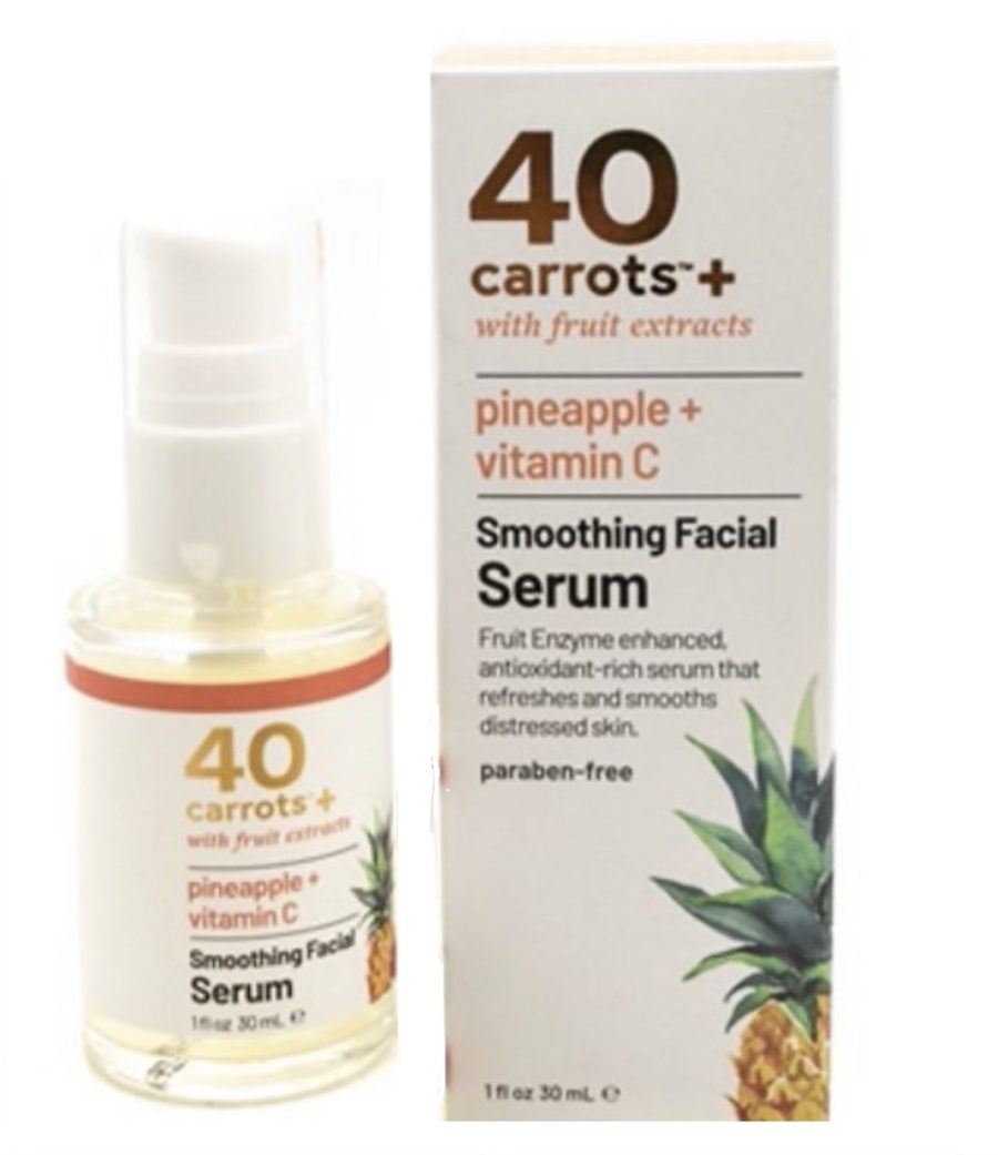 40 CARROTS Pineapple + Vitamin C Smoothing Facial Serum 1 oz