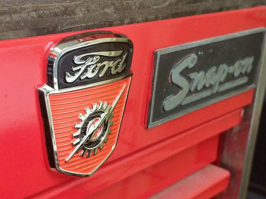 53-56 Ford F-100 Hood Emblem /Toolbox/refrigerator magnets(D13)