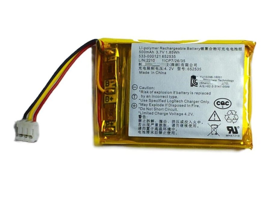 533-000121 652535 500mAh 3.7V Battery For Logitech MX Master 2 Master 3 2s