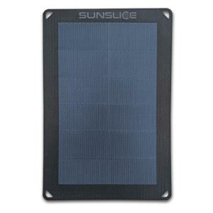 6 flexible monocrystalline solar panels Sunslice fusion 6 watts