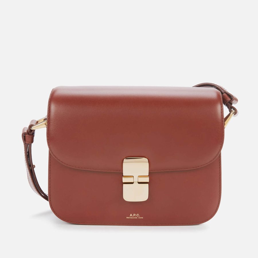 A.P.C. Grace Leather Small Crossbody Bag