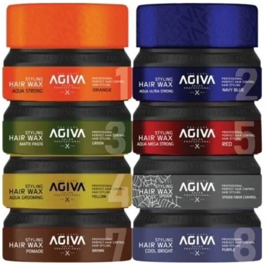 AGIVA WAX&WAX Professional MATTE LOOK, WET, STRONG, EXTRA Str. HAIR WAX 175ml