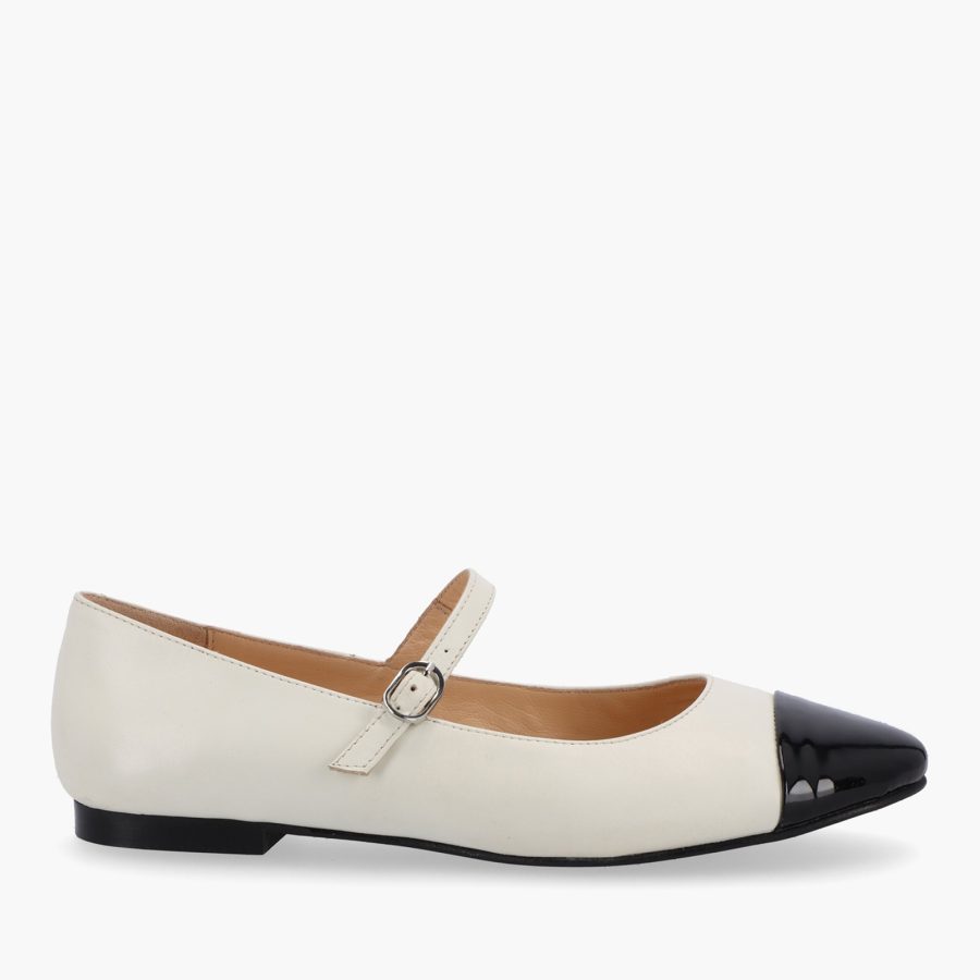 ALOHAS Women's Musa Leather Ballet Flats - UK 4