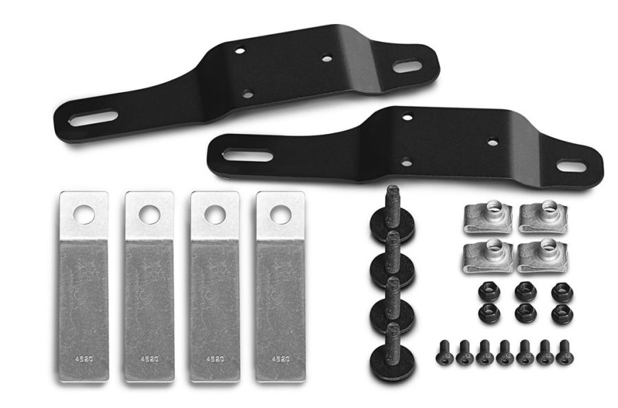 AMP RESEARCH 7461201A BedXTender Bracket Kit, 2 Brackets + Hardware | 74612-01A | Fits 2019 - 2022 Chevrolet/GMC Silverado/Sierra 1500; 2020 Silverado/Sierra 2500 HD/3500 HD; 2022 Silv/Sierra 1500 LD/Limited