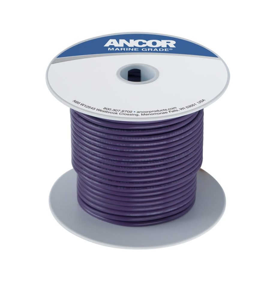 ANCOR 106710 PURPLE 12 AWG TINNED COPPER WIRE - 100