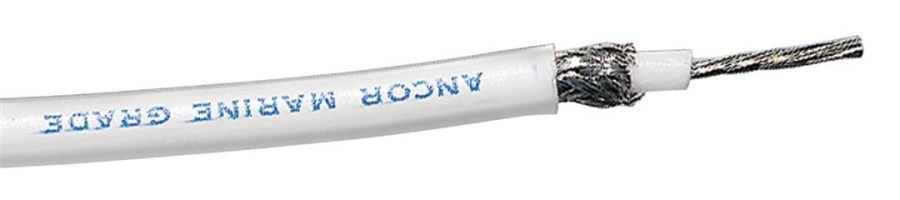 ANCOR 150510 COAXIAL CABLE - RG 58CU - WHITE - 100