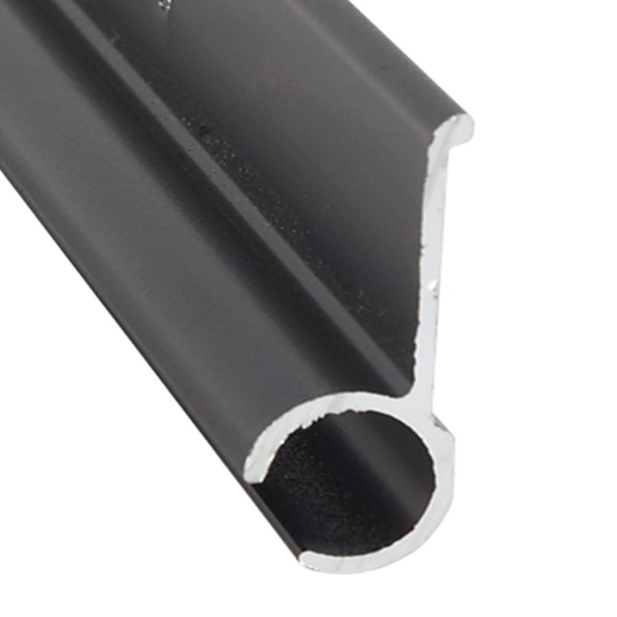 AP PRODUCTS 021-50802-16 STND AWN. RAIL BLK 16FT EA, 16 Foot Length; Black