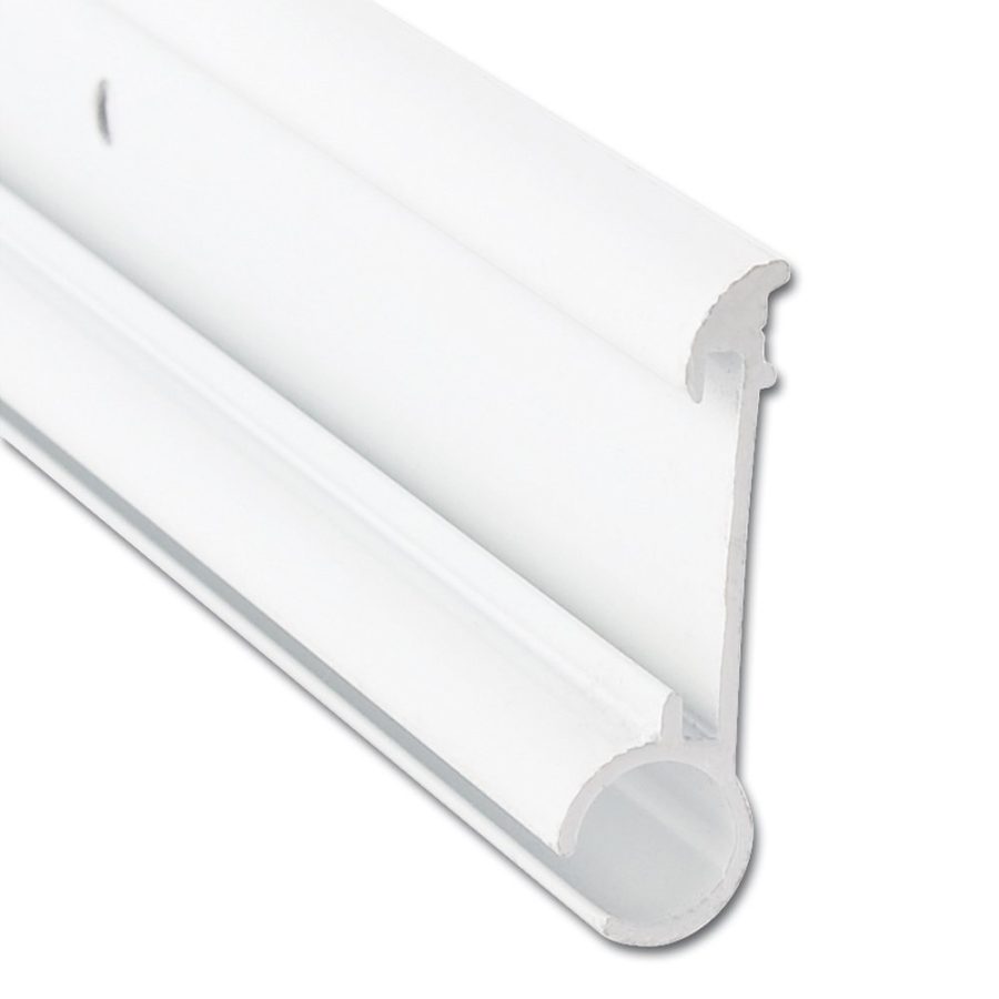 AP PRODUCTS 021-51001-16 AWN. RAIL P.WHT 16FT EA, 16 Foot Length; Polar White; Single