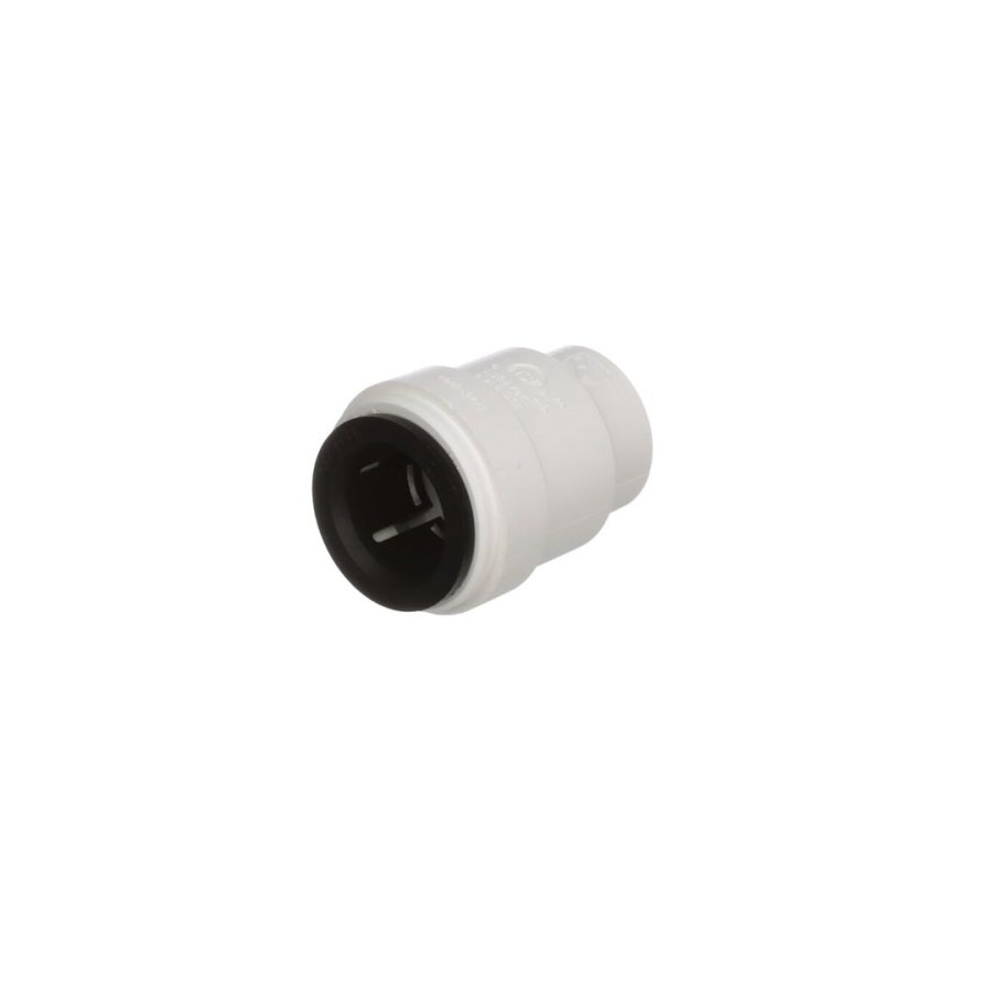 AQUALOCK 3545-10CP CHECK VALVE 1/2 CTS, 1/2 Inch Female Quick Connect Copper Tube End; White; Polysulfone (High Performance Thermal Plastic); Contractor Pack