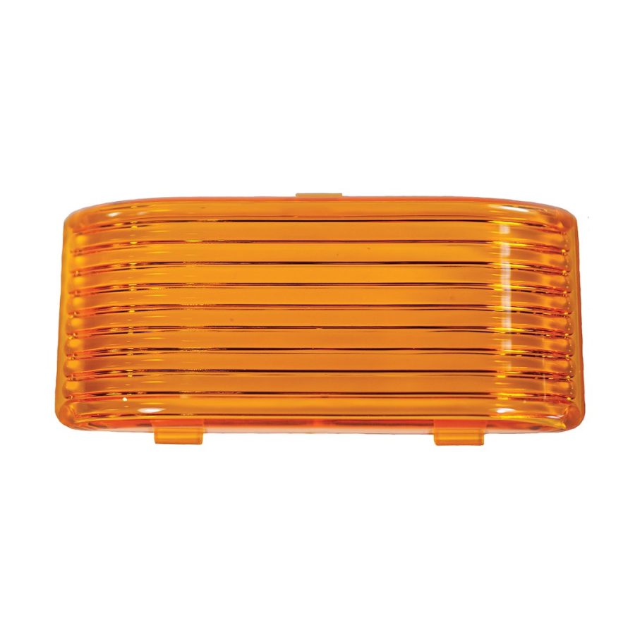 ARCON 18107 LENS F/PORCH LIGHT AMBER, Replacement For Arcon Porch/Utility Lights; 5-1/4 Inch x 2-1/2 Inch; Amber