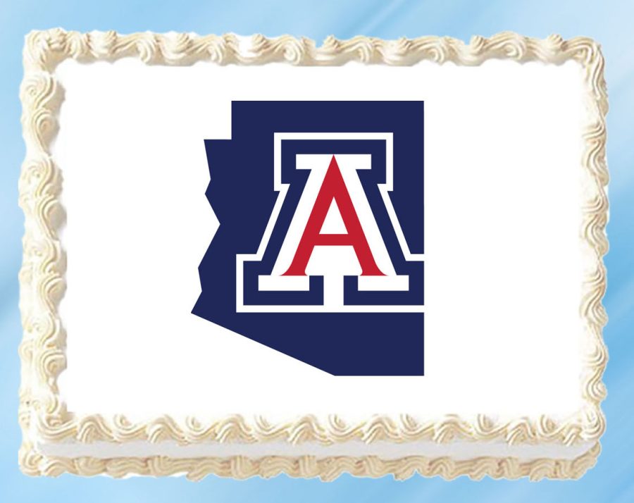 ARIZONA Wildcats 1/4 Sheet 8.5 x 11 Edible Image Topper Cupcake Cake Frosting