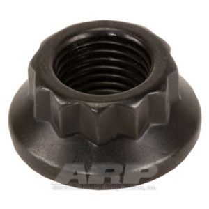 ARP 301-8309 M12 X 1.25 12PT NUT KIT, 12 Point; 12 Millimeter x 1.25 Thread Size; 16 Millimeter Socket Size; 10.8 Millimeter Head Height; 180000 PSI Tensile Strength; Black Oxide; Chrome Moly; Single