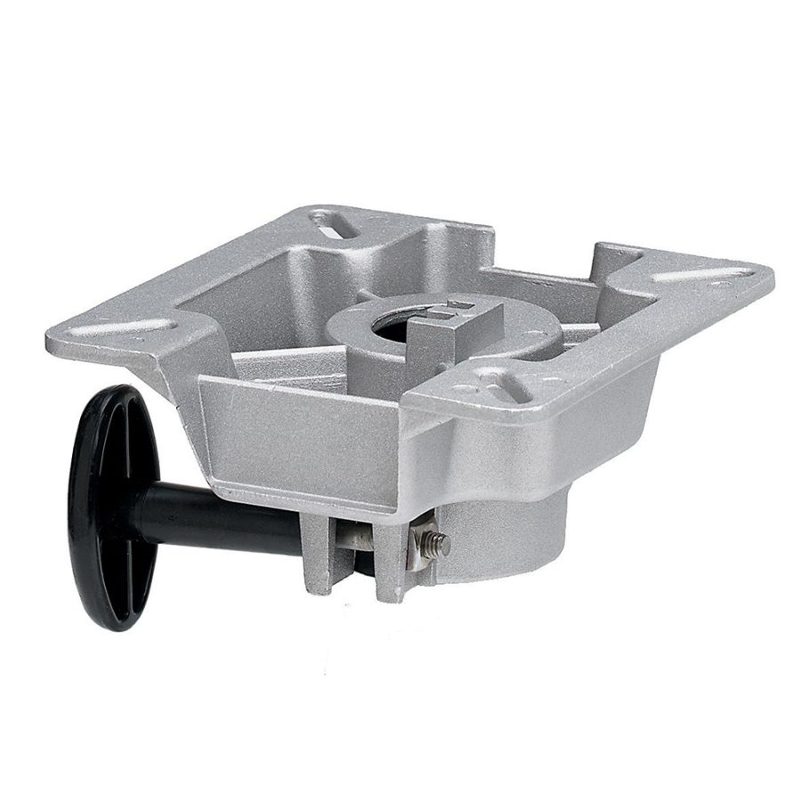 ATTWOOD 818440 SWIVL-EZE LAKESPORT 2-3/8 INCH SEAT MOUNT W/FRICTION CONTROL - ALUMINUM