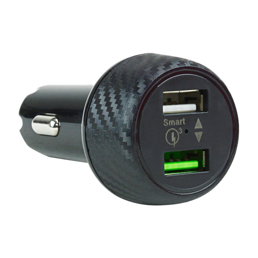 AUDIOPIPE AIQ-DUCIG-QC3 2.4 Amp Dual USB Car Charger - QC3.0 + USB A