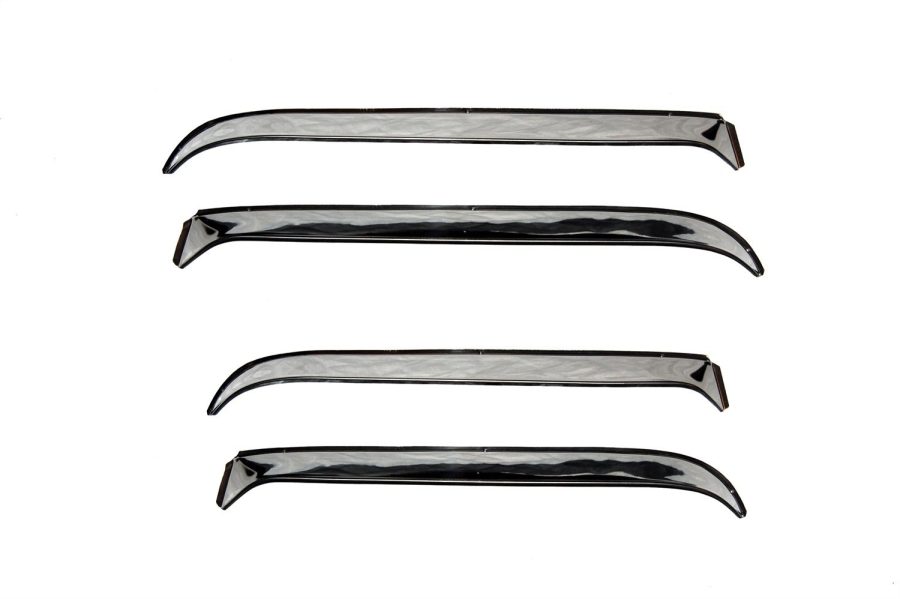 AVS 12059 Ventshade / Rain Guards | Stainless Steel Finish, 2 pc Fits Most 1973 - 1991 GM Full Size Trucks and SUVs