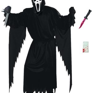 Adult Ghost Face Costume Set