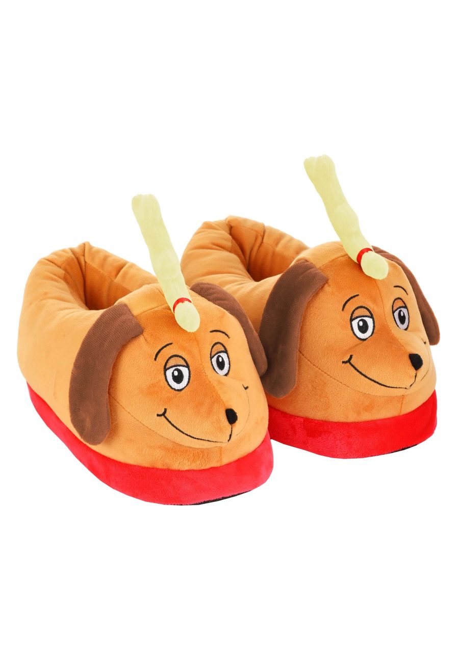 Adult Grinch Reindeer Max 3D Slippers