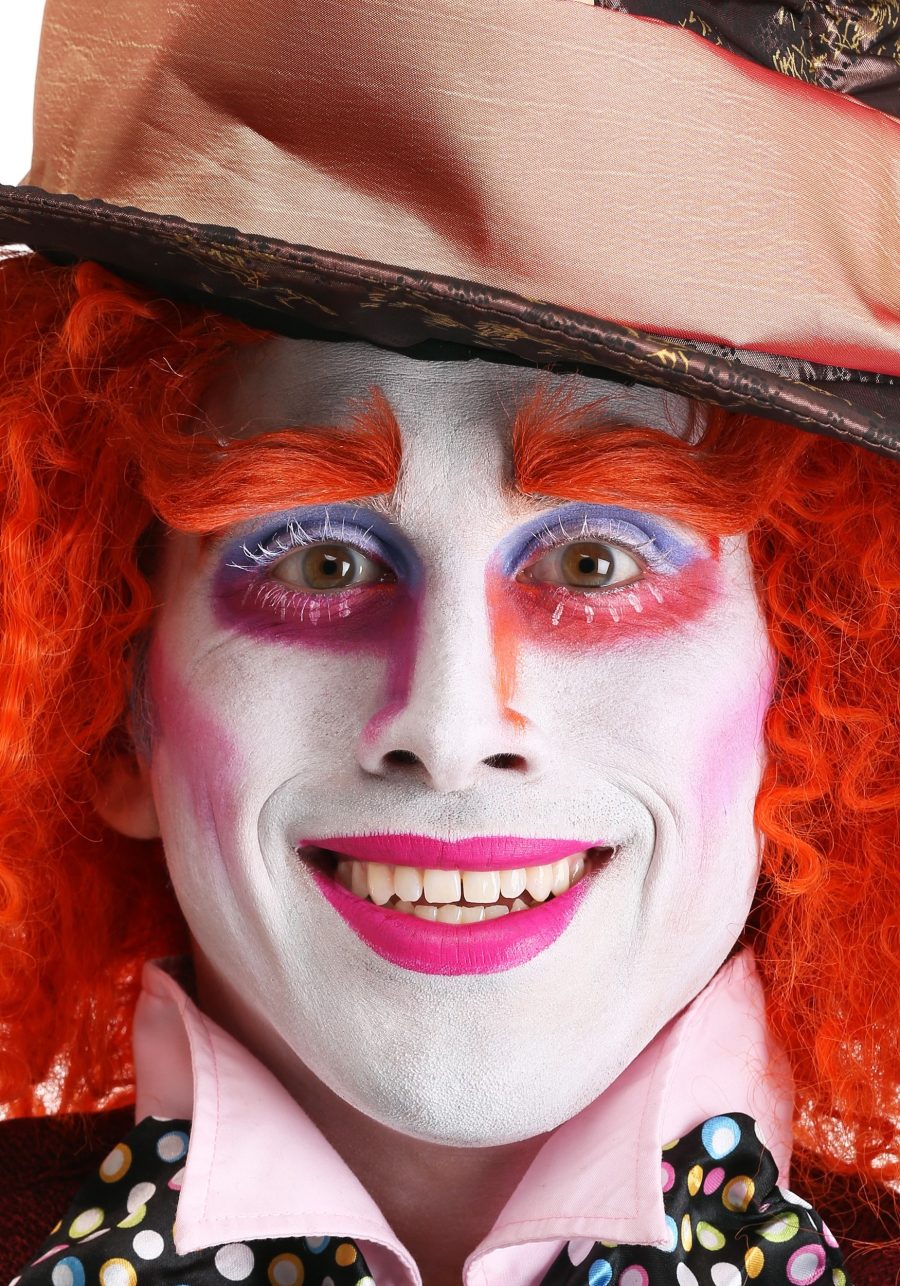 Adult Mad Hatter Orange Eyebrows