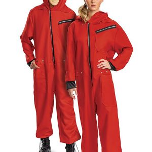 Adult Money Heist Jumpsuit and Mask Costume