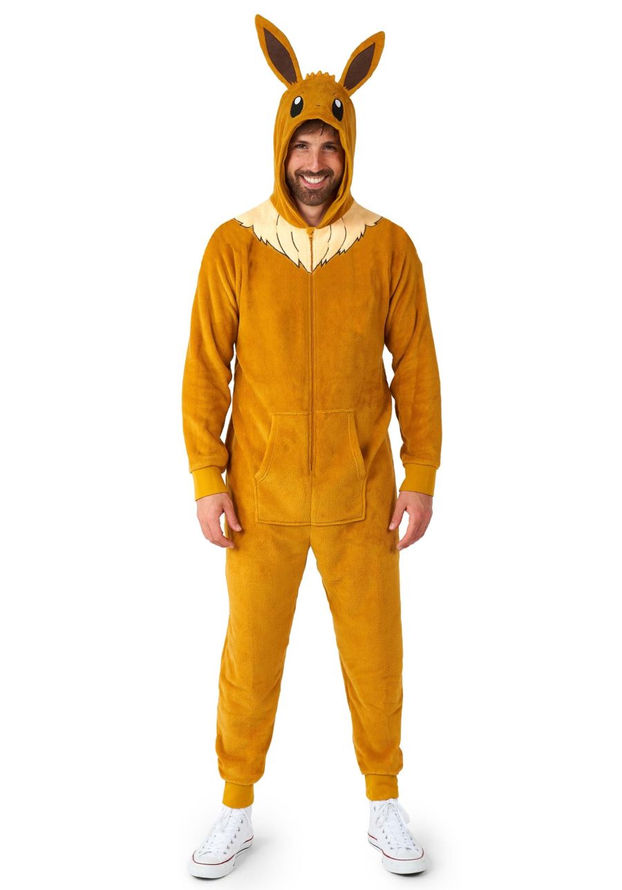 Adult Pok??mon Eevee Costume Onesie