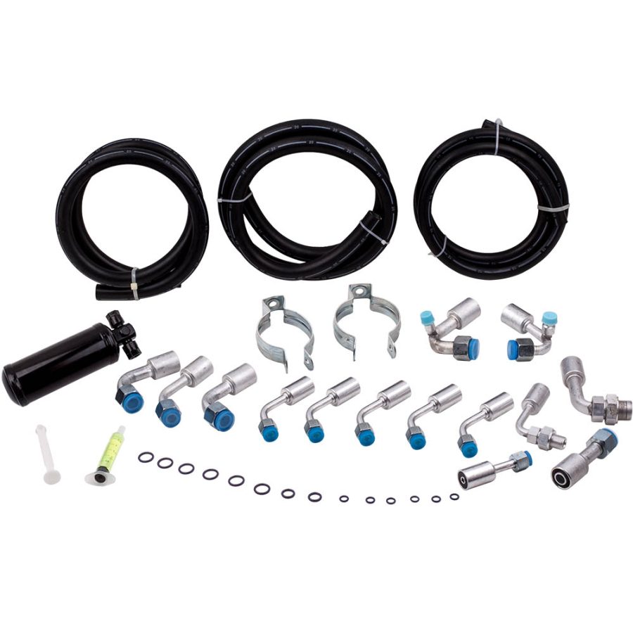 Air Conditioning compatible for AC Hose Kit With 3 Hose amp; Fitting amp; Drier