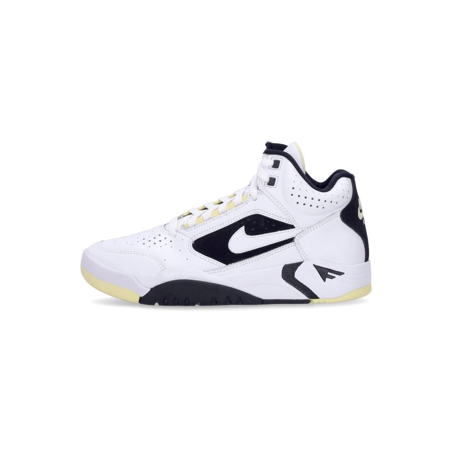 Air Flight Lite Mid Men's High Shoe White/white/lemon/black