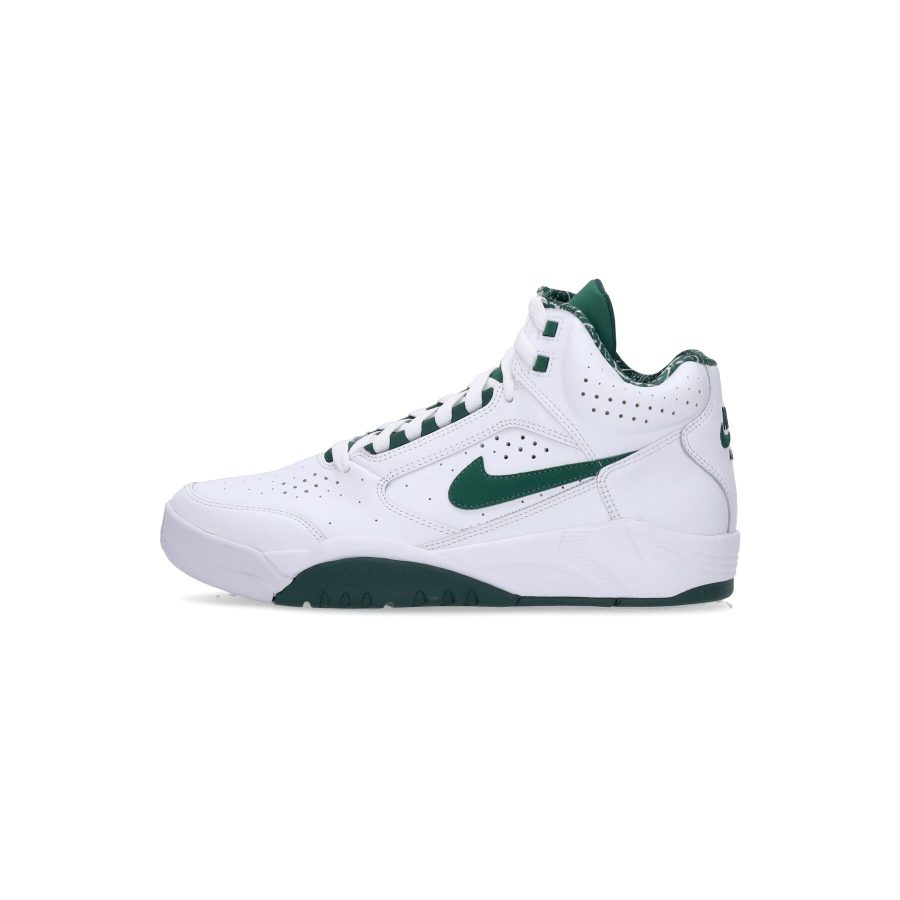 Air Flight Lite Mid White/gorge Green Men's High Shoe