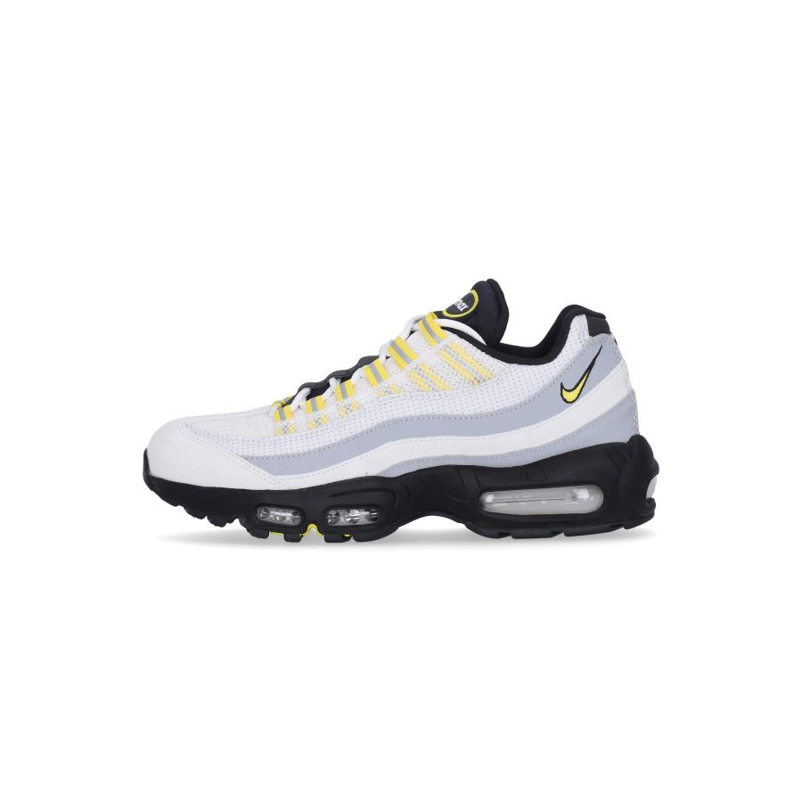 Air Max 95 White/tour Yellow/black/wolf Gray Men's Low Shoe