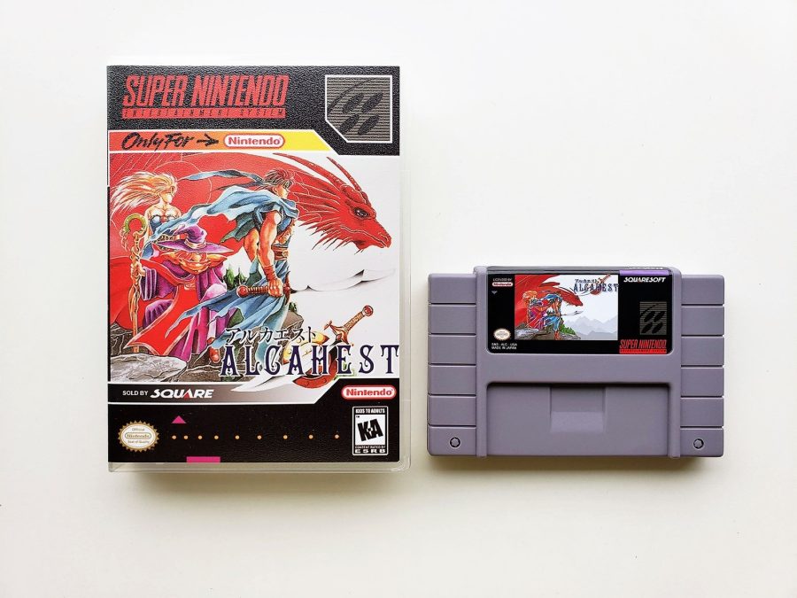 Alcahest Action RPG Anime Game / Case SNES Super Nintendo (English Translated)